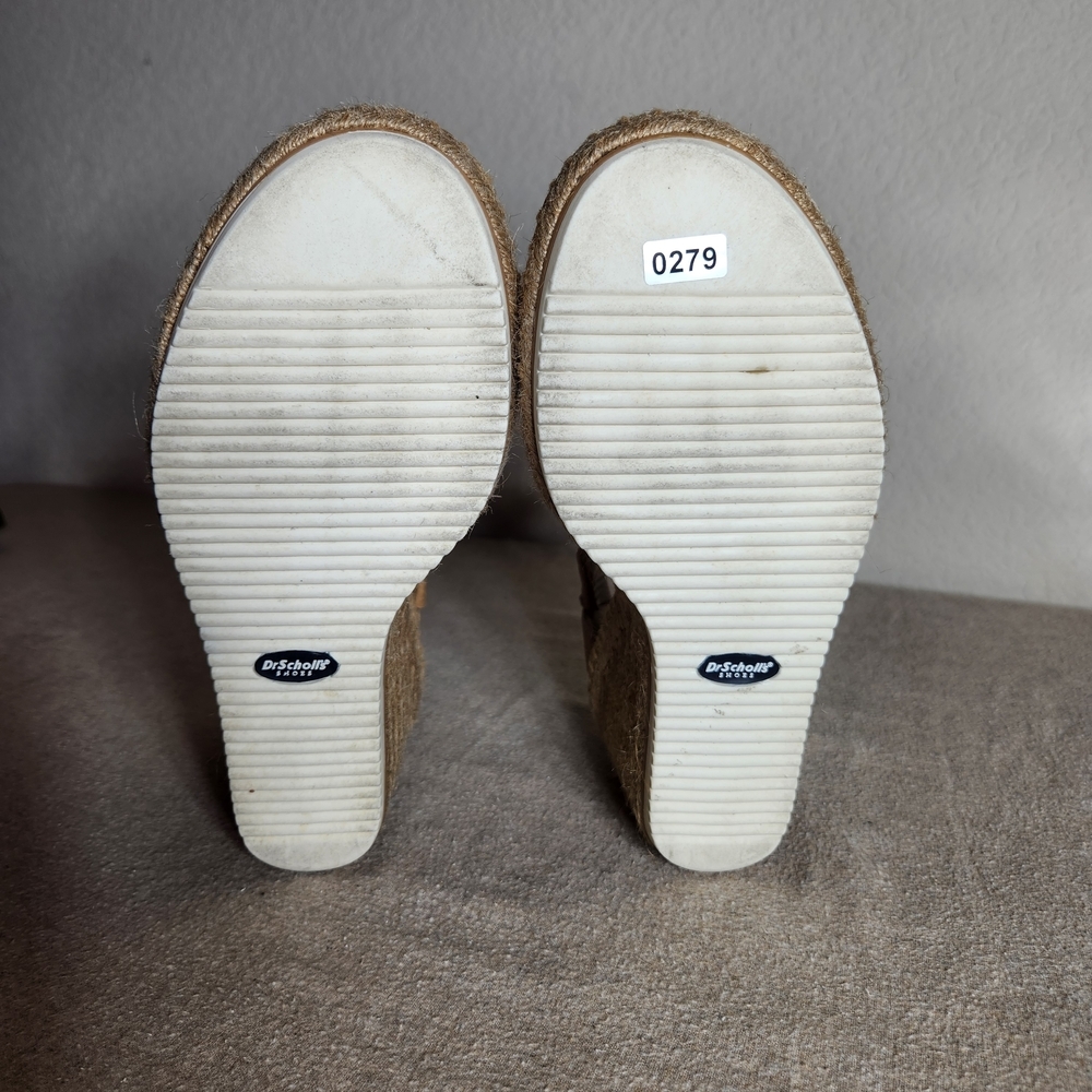 Dr. Scholl's Vacay Womens 8 Tan Espadrille Wedges - Picture 7 of 8